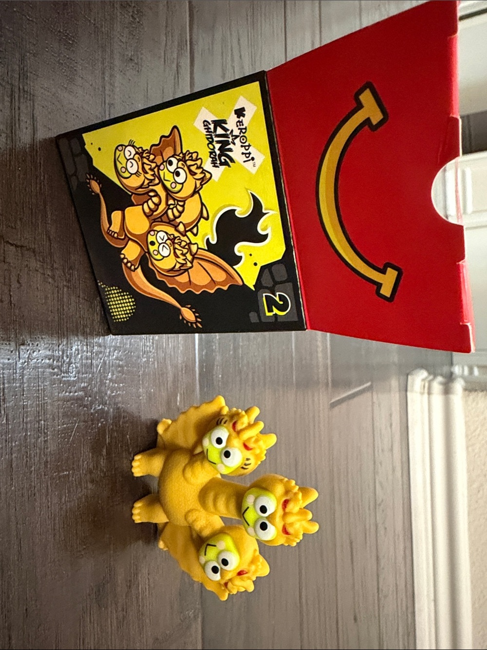 Keroppi Pikki Koroppi X King Ghidorah McDonalds Collectible Godzilla Hello Kitty